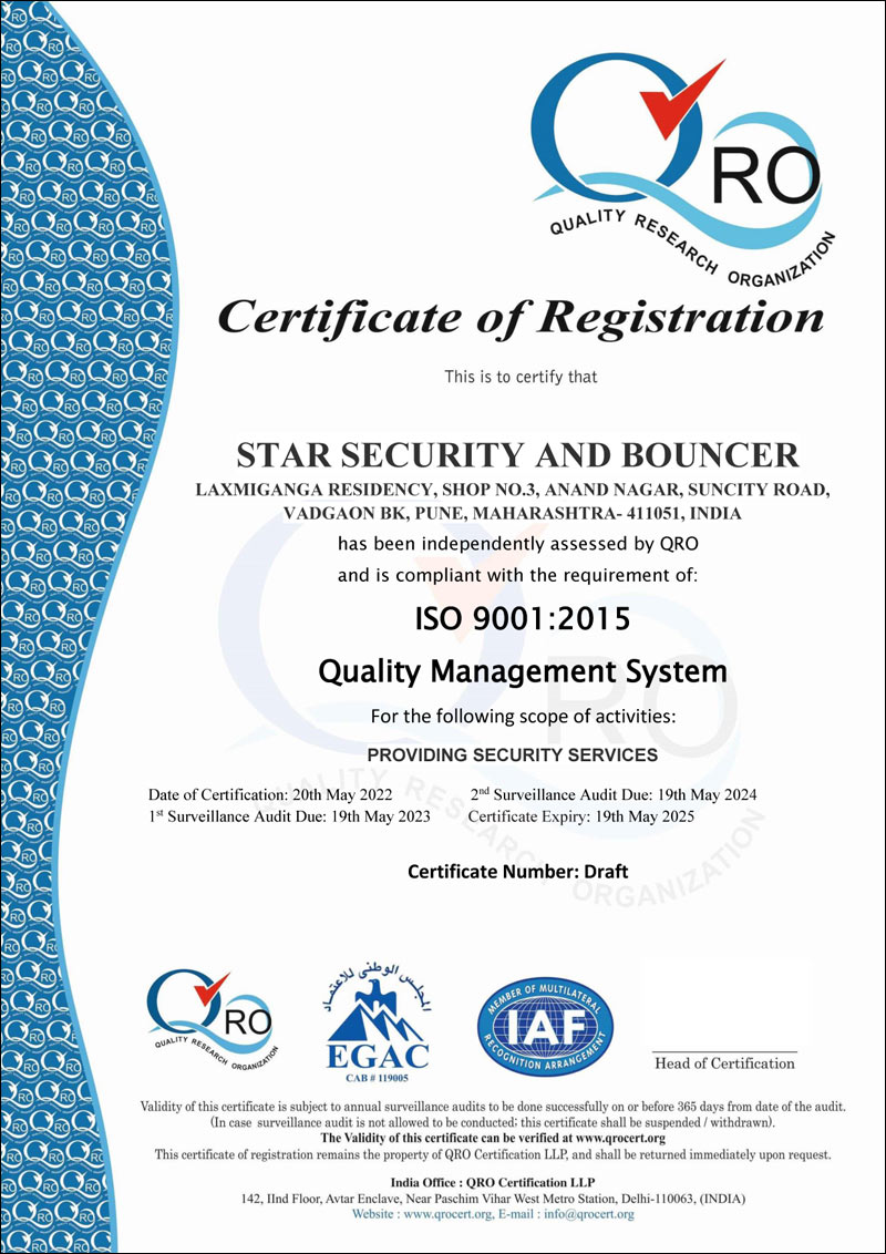 Star Security and Bouncer ISO